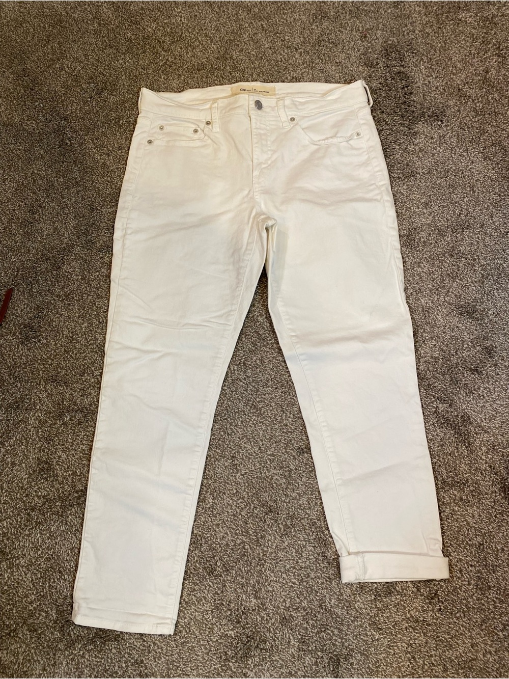 GAP White Women's Boyfriend Jeans